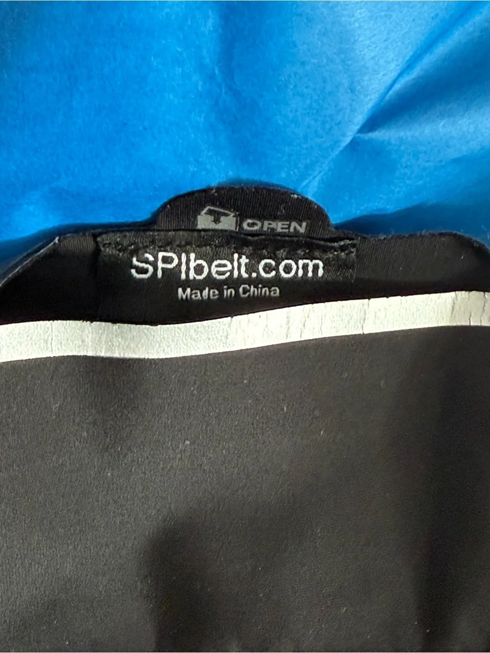 Black Waterproof Running Belt with Clear Phone Window